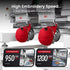 BAi THE VISION 2-Head Commercial Embroidery Machine - Dual-Head 15-Needle Custom Apparel System