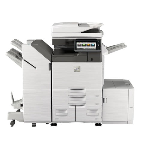 Absolute Toner $79.55/Month Sharp MX-M5070 Monochrome A3 Paper 50 PPM MFP Laser Multifunction Copier Printer Scanner Printers/Copiers