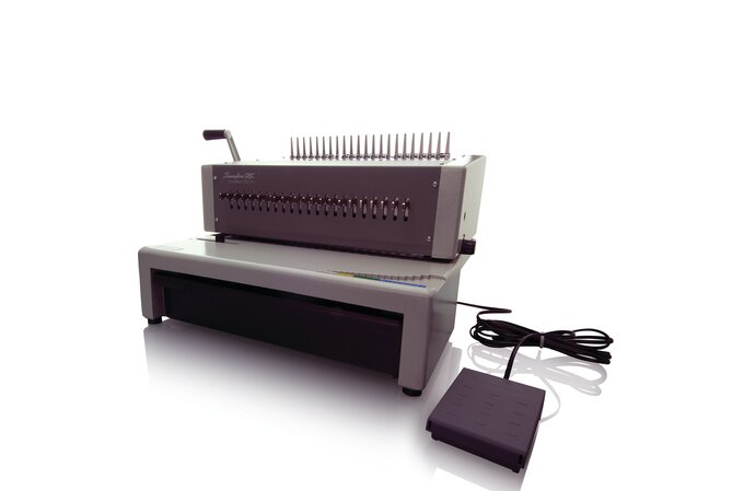 Absolute Toner GBC CombBind C800PRO Electric Binding Machine Binds Up to 500 Sheets Paper Punch