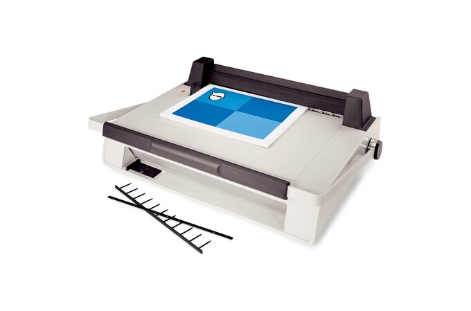 Absolute Toner GBC VeloBind System One Manual Punch and Electric Finisher With Extra Large Drawer Paper Punch