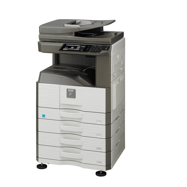 Absolute Toner $38.64/Month Sharp MX-M266N Monochrome 26 PPM MFP Laser Multifunction Copier Printer Scanner Printers/Copiers