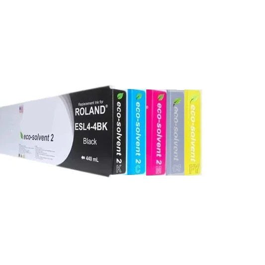 Absolute Toner High Quality Premium 440ml Compatible Eco-Solvent Ink Cartridge To Replace Roland MAX 2 (ESL4-4)