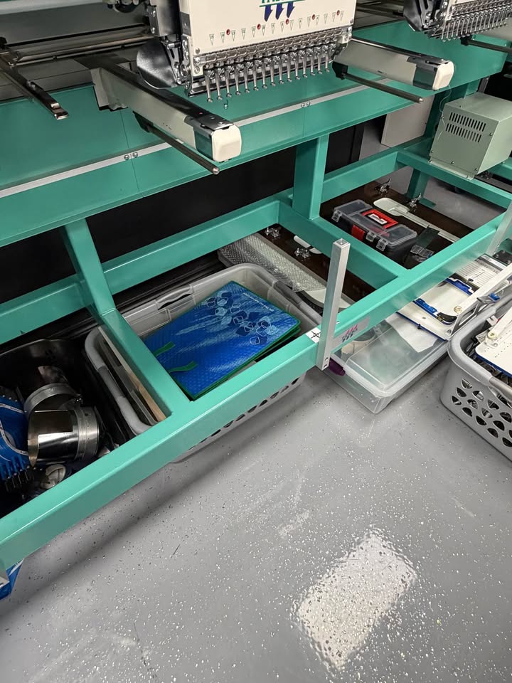 Absolute Toner $623/Month Repossessed LIKE NEW Japanese-made TAJIMA 2022 Embroidery Machine 4 heads 15 Colors LOW USAGE Embroidery