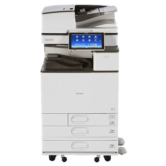 Absolute Toner Pre-owned Ricoh MP C4504EX 45PPM Office Color Laser Multifunction Printer Copier Scanner, Optional Fax, 11x17, 12x18, 300GSM, One-Pass-Duplex Printers/Copiers