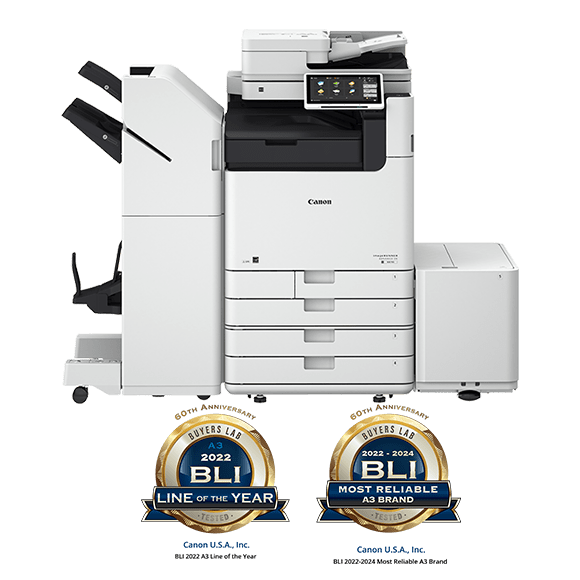 New Repossessed Canon imageRUNNER ADVANCE DX 6855i Multifunction Black and White Business Copier and Printer