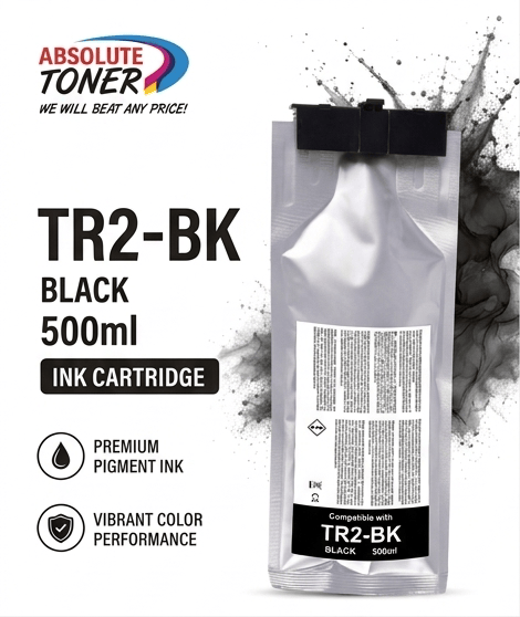Absolute Toner TR2-BK Black 500 ml Ink Cartridge for Roland TrueVIS TR2 Printers Roland Cartridges