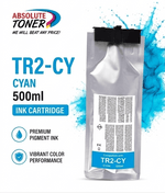 Absolute Toner TR2-CY Cyan 500 ml Ink Cartridge for Roland TrueVIS TR2 Printers Roland Cartridges
