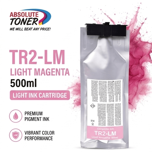 Absolute Toner TR2-LM Light Magenta 500 ml Ink Cartridge for Roland TrueVIS TR2 Printers (Copy) Roland Cartridges