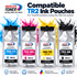 Absolute Toner TR2 MADE IN TAIWAN 500 ml Compatible Replacement Ink Pouches for Roland TrueVIS TR2 Printers Roland Cartridges