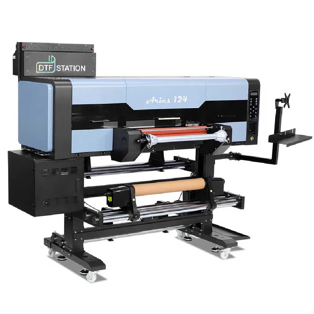 Aries 124 – 24" Commercial UV DTF Printer and Startup Supply Package + Optional Air Compressor