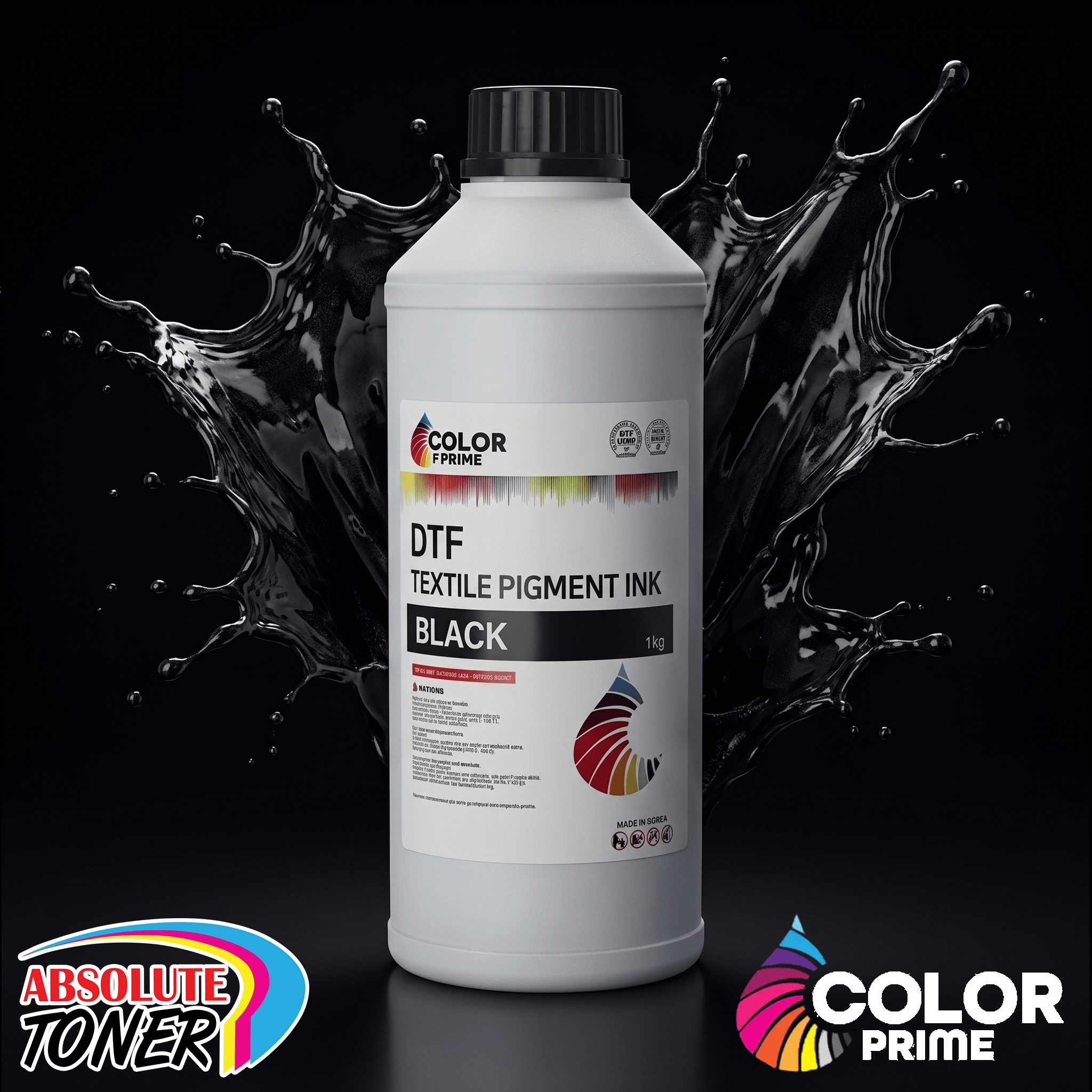 Absolute Toner Original Color Prime DTF INK Made in South Korea DTF ink