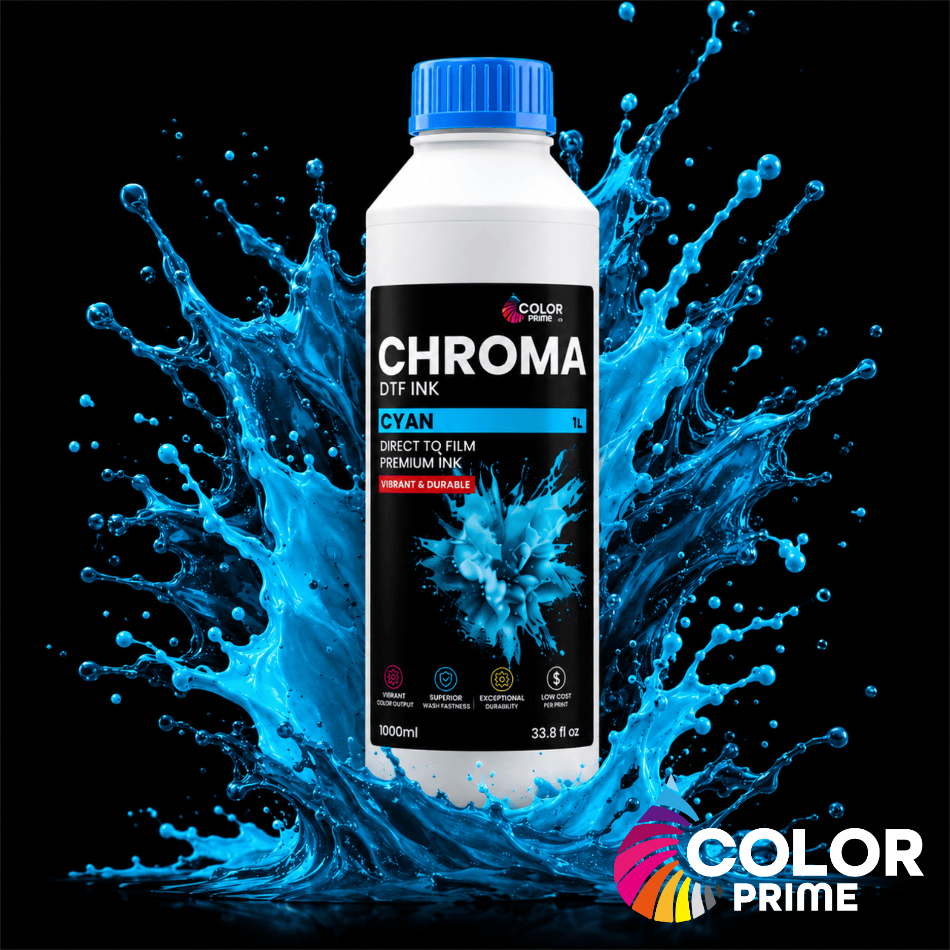 Absolute Toner Original New Color Prime CHROMA DTF INK Made in South Korea DTF ink