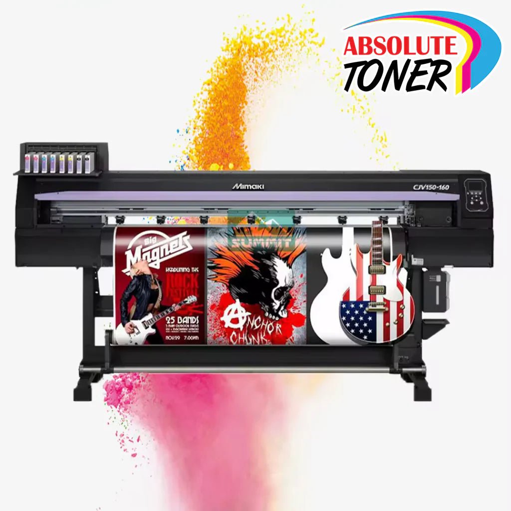 Absolute Toner WE WILL BEAT ANY PRICE! Brand New 64" Mimaki CJV150-160 64 Inches Commercial Large Format Printer and Cutting Plotter Print and Cut Plotters