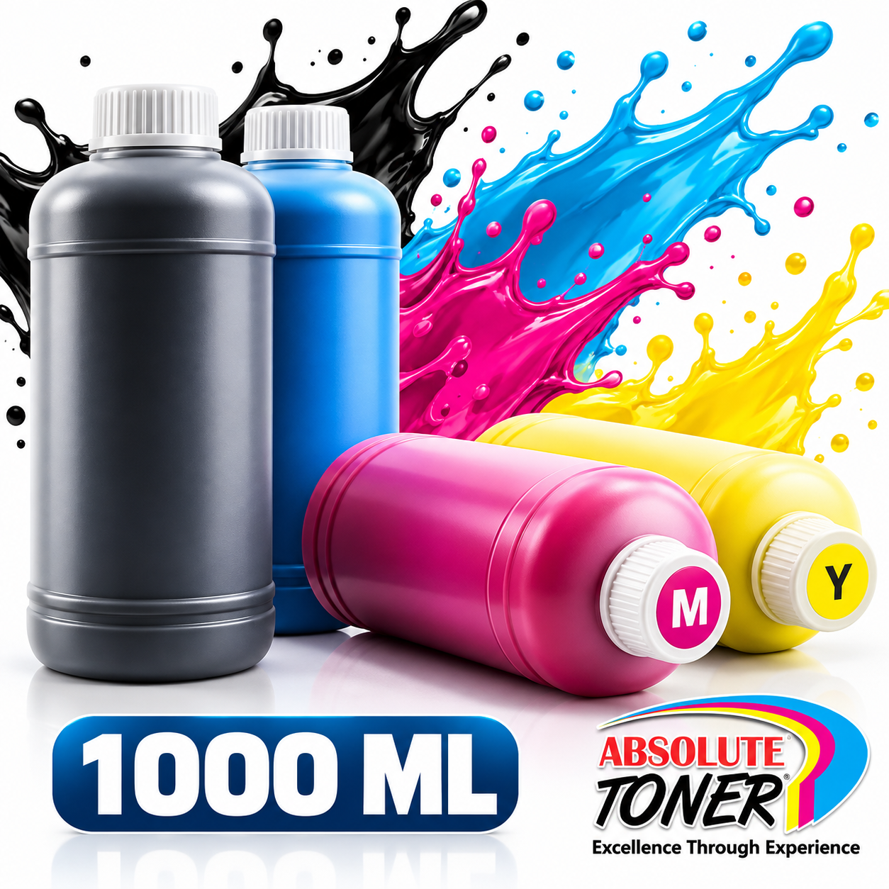 Absolute Toner High Quality 1000ml Compatible Eco-Solvent Ink Bottle eco-solvent ink