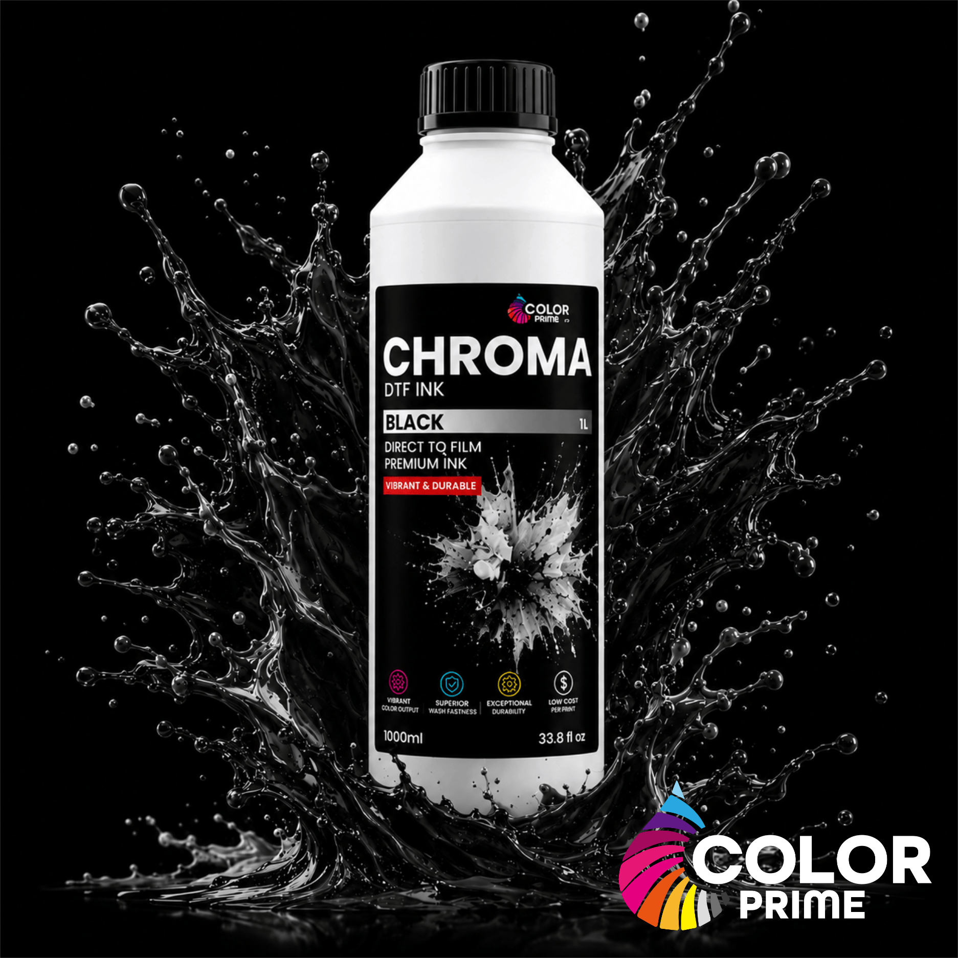 Absolute Toner Original New Color Prime CHROMA DTF INK Made in South Korea DTF ink