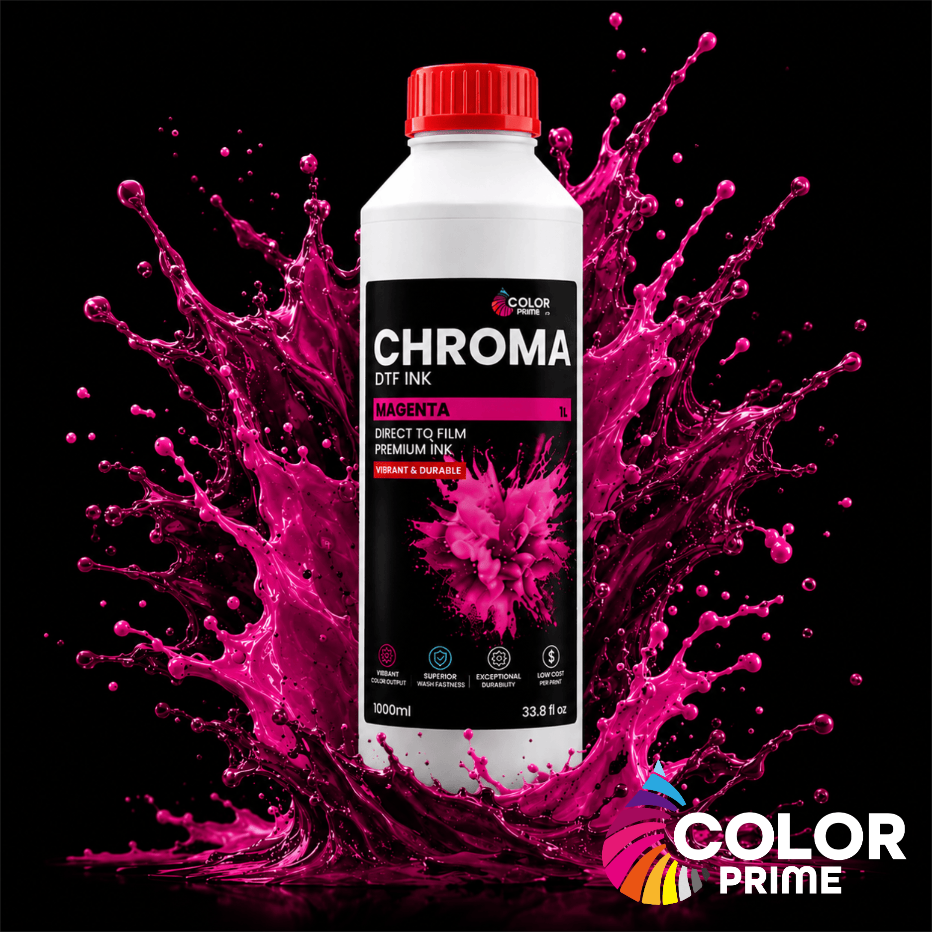 Absolute Toner Original New Color Prime CHROMA DTF INK Made in South Korea DTF ink