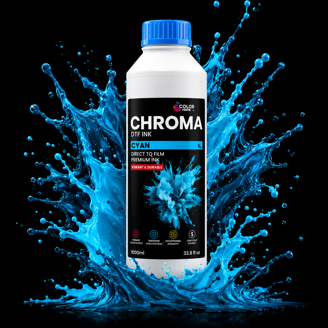 Absolute Toner Original New Color Prime CHROMA DTF INK Made in South Korea DTF ink