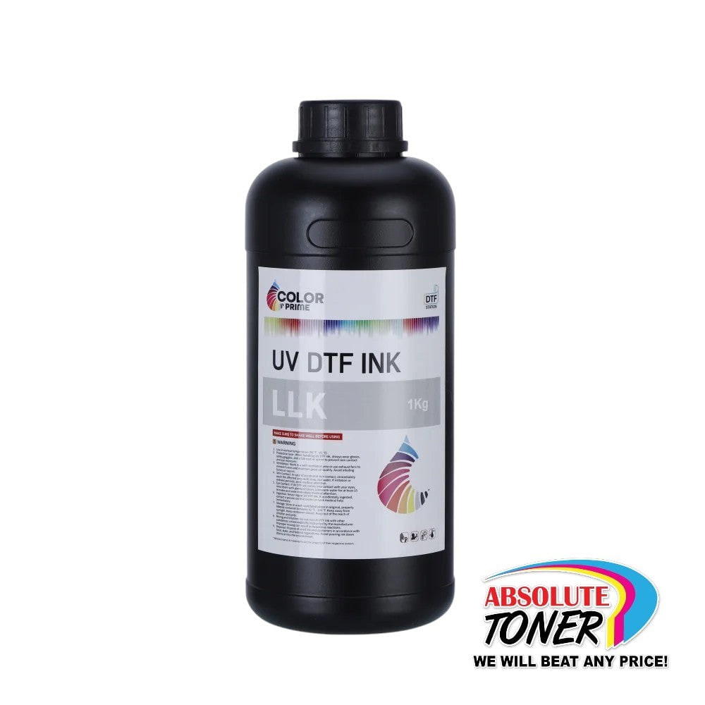 Absolute Toner Color Prime UV DTF Ink – 1kg Specialty Colors for Aries 124 | South Korea Made | Ultra-Durable & High-Definition UV DTF Ink