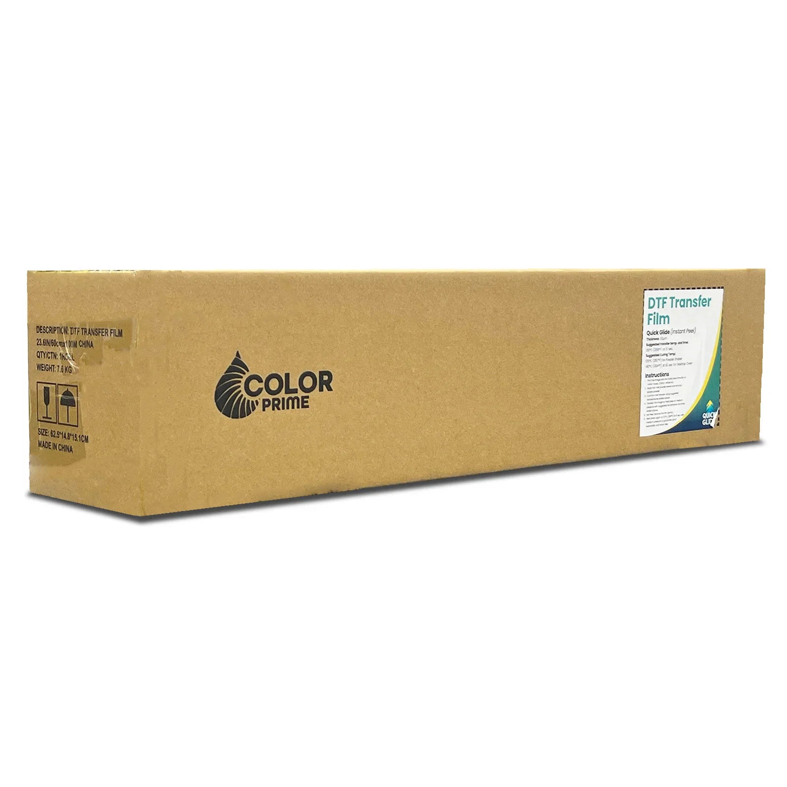 Absolute Toner Original Color Original Prime 36" Quick Glide DTF Film Roll – (35.4" x 109yd) For use with Prestige, Mimaki, Epson and Roland DTF printer