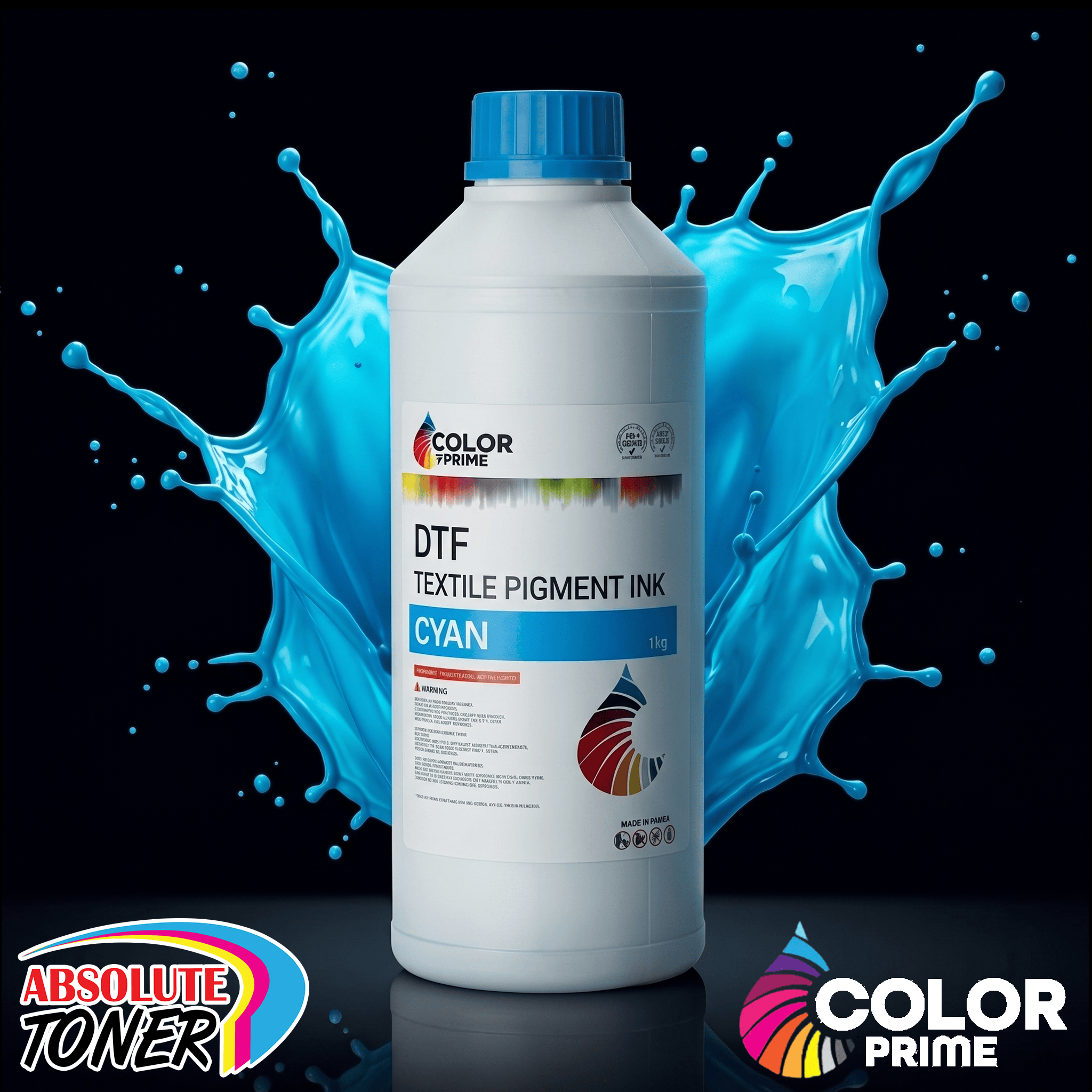 Absolute Toner Original Color Prime DTF INK Made in South Korea DTF ink