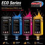 Absolute Toner ECOSeries PRO Ink 500mL Premium Eco-Solvent Bulk Ink Refill for Roland Eco Sol MAX Printers