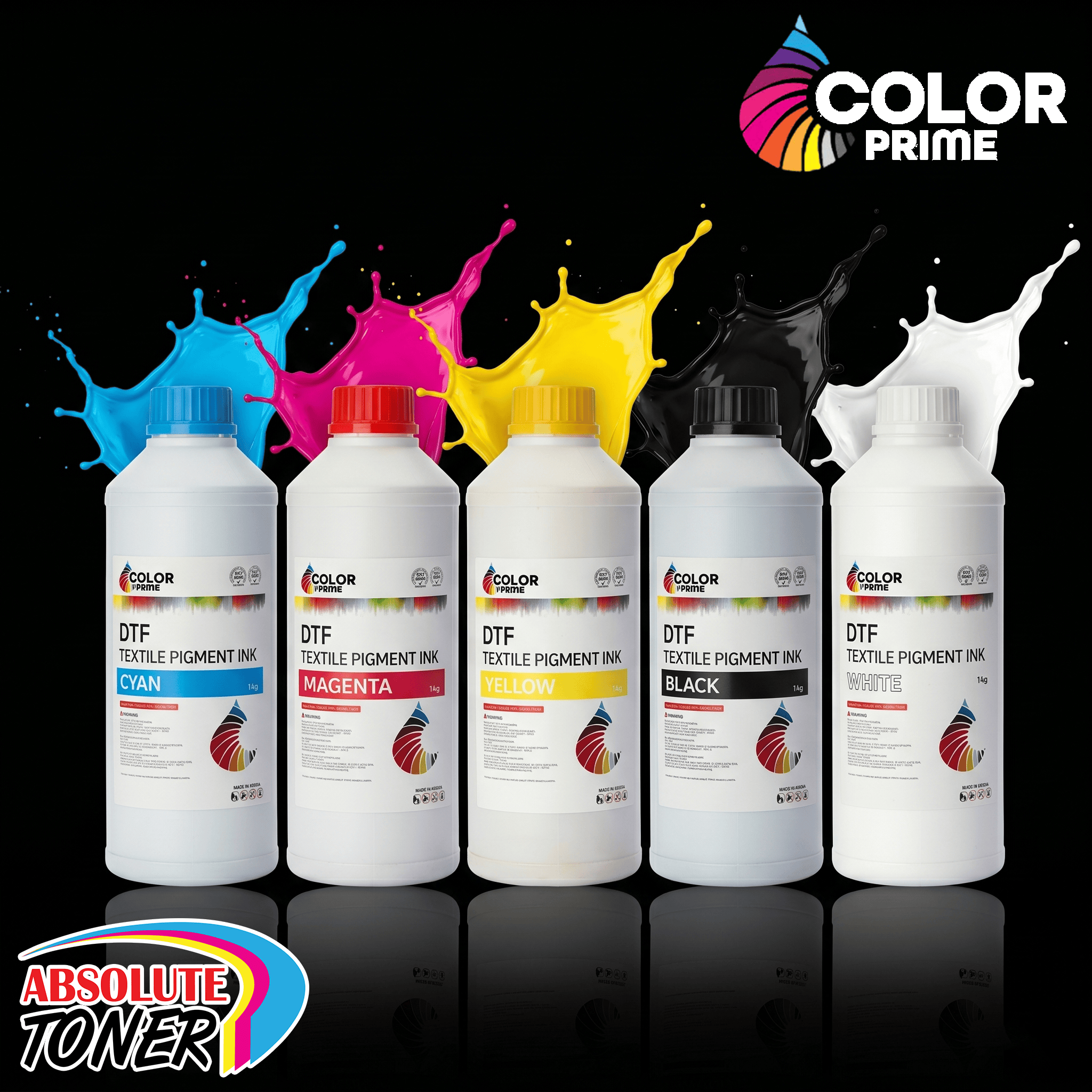 Absolute Toner Original Color Prime DTF INK Made in South Korea DTF ink