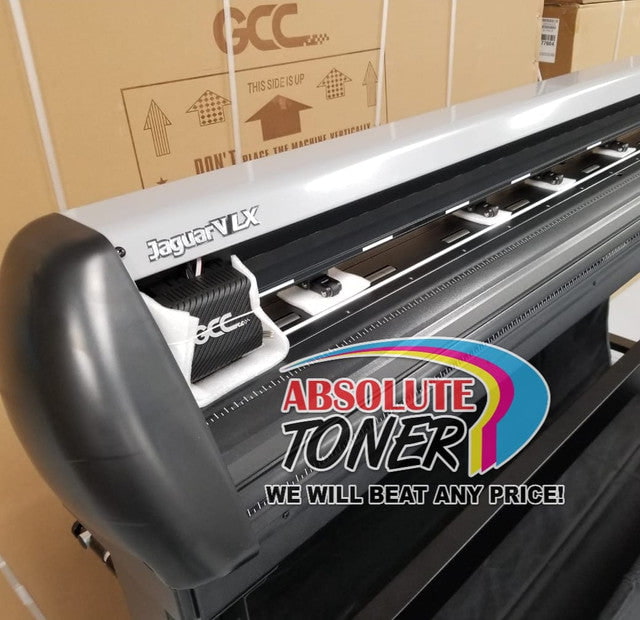 Absolute Toner $85/Month New GCC JAGUAR J5-101LX 50" Inch Media Size Jaguar V Vinyl Cutter PPF and Tint Cutting Including Media Basket Vinyl Cutters