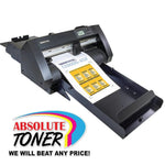Absolute Toner $117/month Graphtec Auto Sheet Feeder 16pt. 13x19 Cut Business Cards, Door Hangers, Labels, Decals, Gift Boxes, Thermal Transfer and more... Printers/Copiers