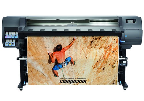 $295/month COMBO 64" HP Latex 335 Large Format Color Printer and HP Latex 64 Cutter (Summa Plotter) for indoor/outdoor signage, Stickers - With Take-Up Roller L335