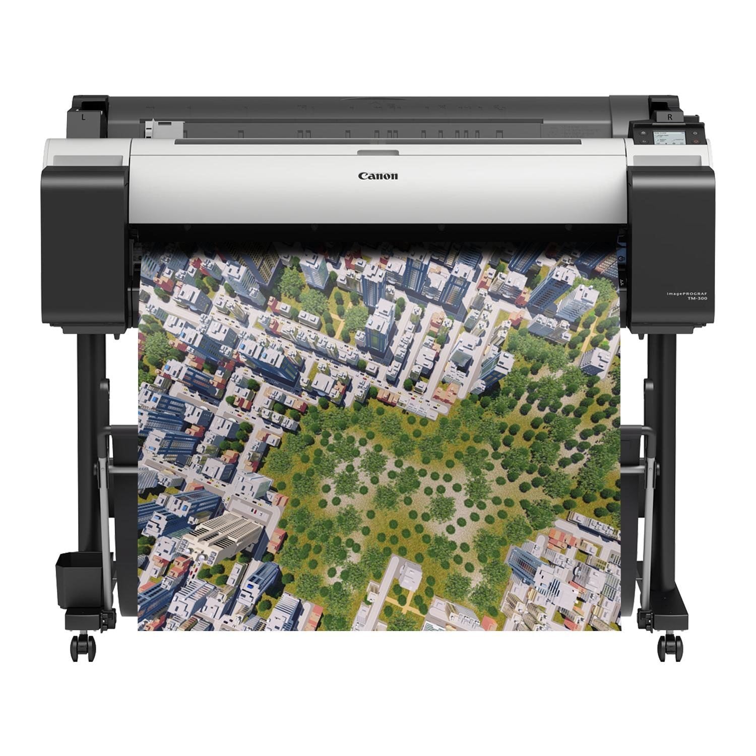 Absolute Toner $110.55/month Canon imagePROGRAF TM-300 36" Large-Format Inkjet Printer 2400 x 1200 dpi (3058C002)- REPO Large Format Printers