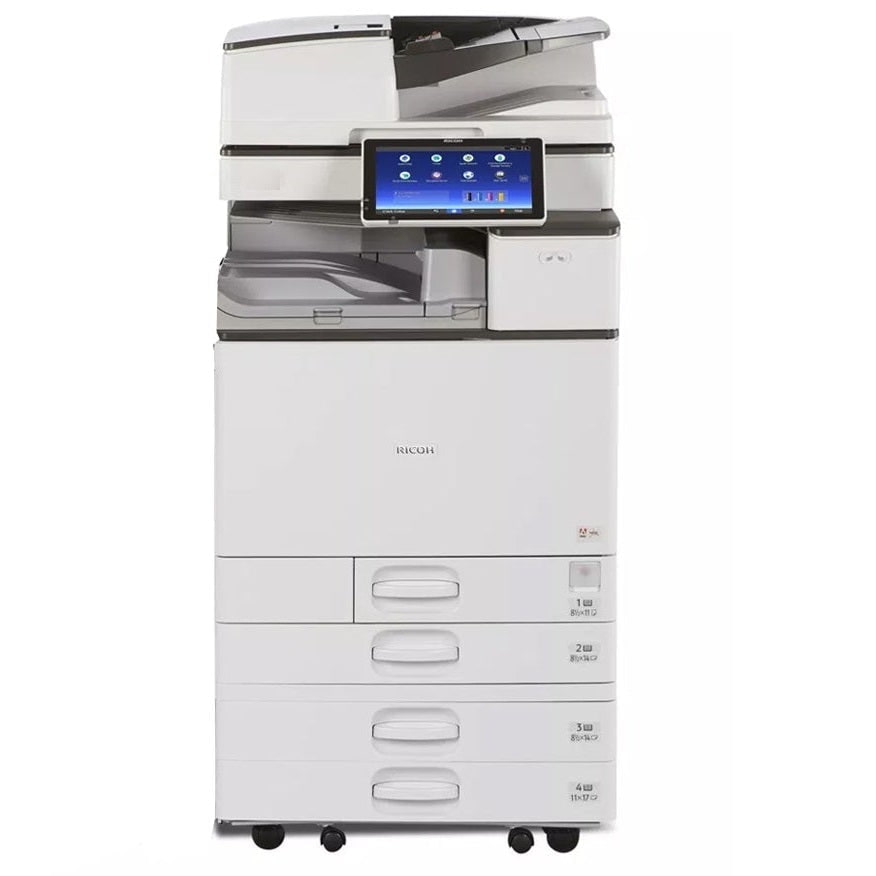 Absolute Toner Ricoh NEW MODEL MP C6004 60PPM Color Laser Multifunction Printer Copier Scanner 11X17, 12x18 Printers/Copiers
