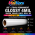 Absolute Toner MaiKora 60"x164ft Permanent GLOSSY 4mil SUPER_GRADE Vinyl Roll SP(Eco-Solvent, UV, Latex) 4-mil self-adhesive PVC film engineered for high-impact displays and luxury branding vinyl roll