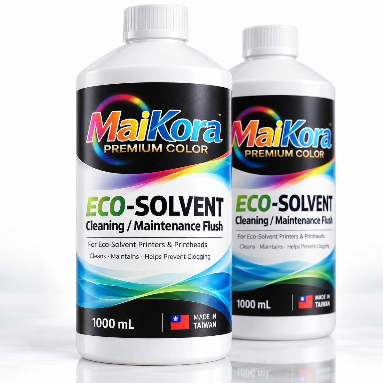Absolute Toner High Quality MaiKora Premium Eco-Solvent Cleaning/Flash Liquid 1L (1000ml) eco-solvent ink