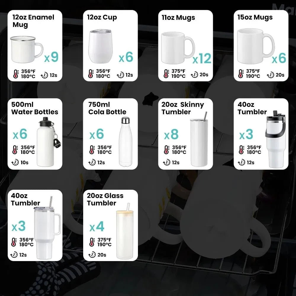 Absolute Toner DTF Station 36L Mars 136 Sublimation Oven With 6 Heating Tubes and Air Circulation for Haigh Quality Transfers DTF printer accessory