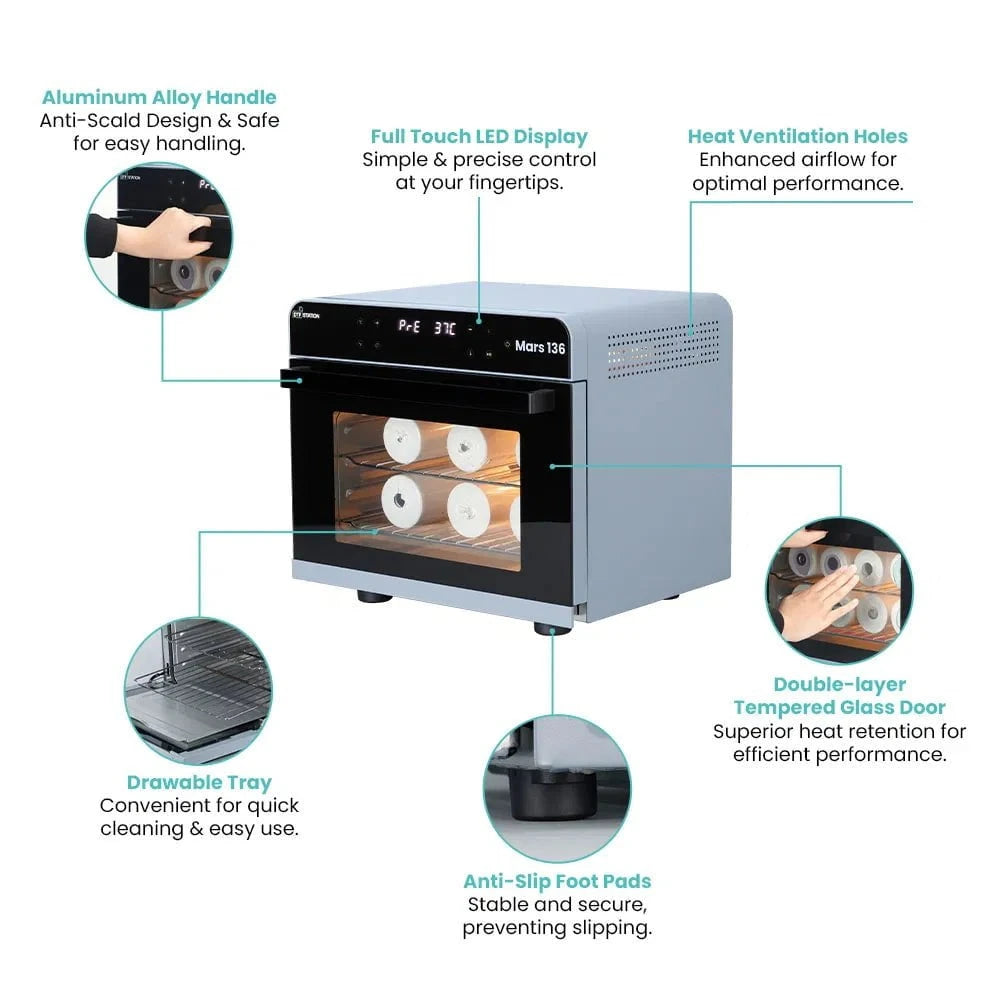 Absolute Toner DTF Station 36L Mars 136 Sublimation Oven With 6 Heating Tubes and Air Circulation for Haigh Quality Transfers DTF printer accessory