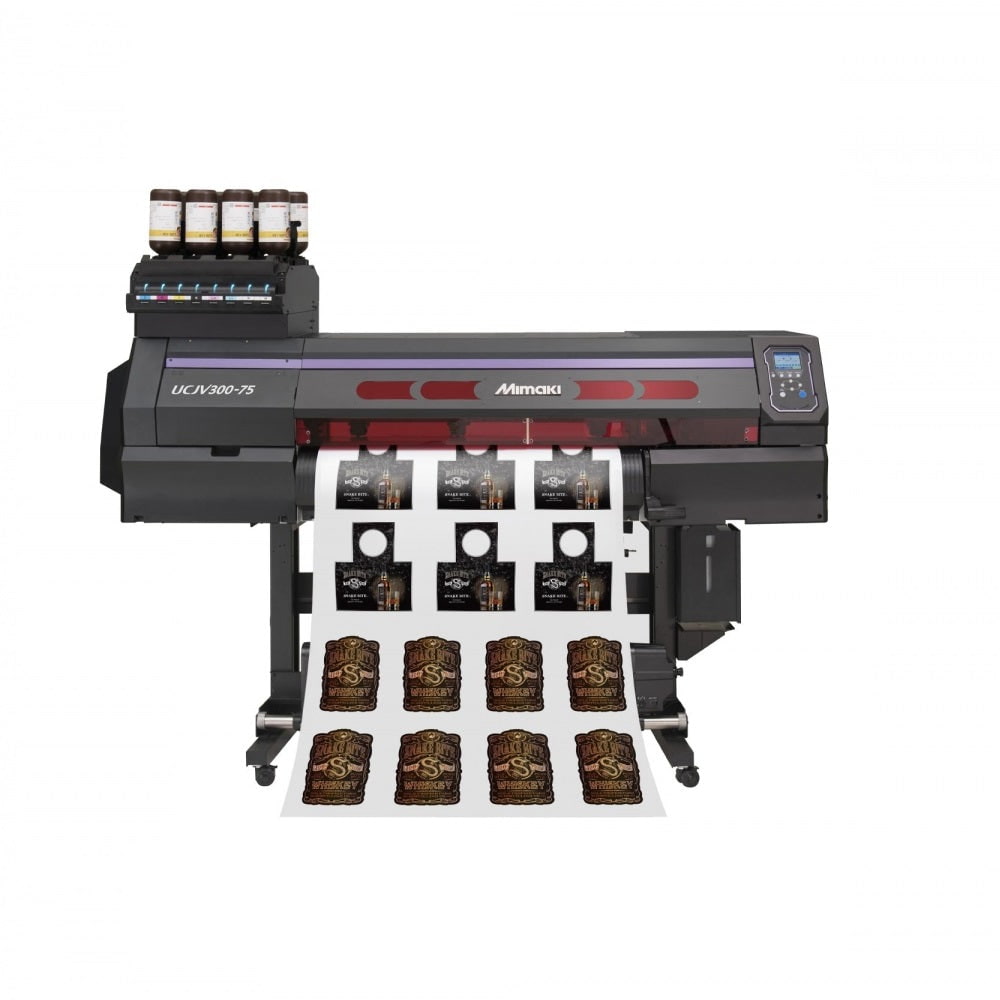 Absolute Toner Brand New Mimaki UCJV300-75 32" Inch UV Light Curable Inkjet Printer And Cutting Plotter Print and Cut Plotters