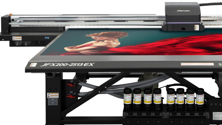 Absolute Toner $1269/Month Mimaki JFX200-2513EX UV-LED Large Format Flatbed Inkjet Printer Large Format Printers