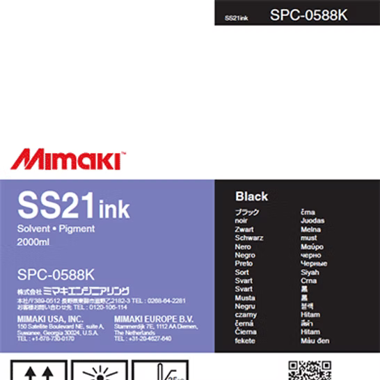 Absolute Toner Genuine Mimaki SS21 Eco-Solvent 440ml & 2L (2000ml) Ink Packs Designed for Outdoor Signage, Vehicle Wraps, and Commercial Graphics eco-solvent ink