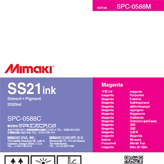 Absolute Toner Genuine Mimaki SS21 Eco-Solvent 440ml & 2L (2000ml) Ink Packs Designed for Outdoor Signage, Vehicle Wraps, and Commercial Graphics eco-solvent ink