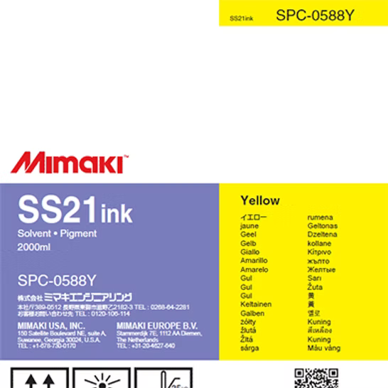 Absolute Toner Genuine Mimaki SS21 Eco-Solvent 440ml & 2L (2000ml) Ink Packs Designed for Outdoor Signage, Vehicle Wraps, and Commercial Graphics eco-solvent ink