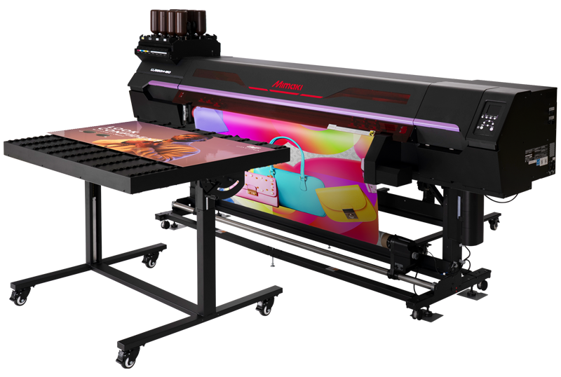 Mimaki UJ330H-160 The 64" Evolution of Hybrid UV-LED Large Format Printer for Window Graphics, Vehicle Wraps, Heavy Duty Signage Boards and More