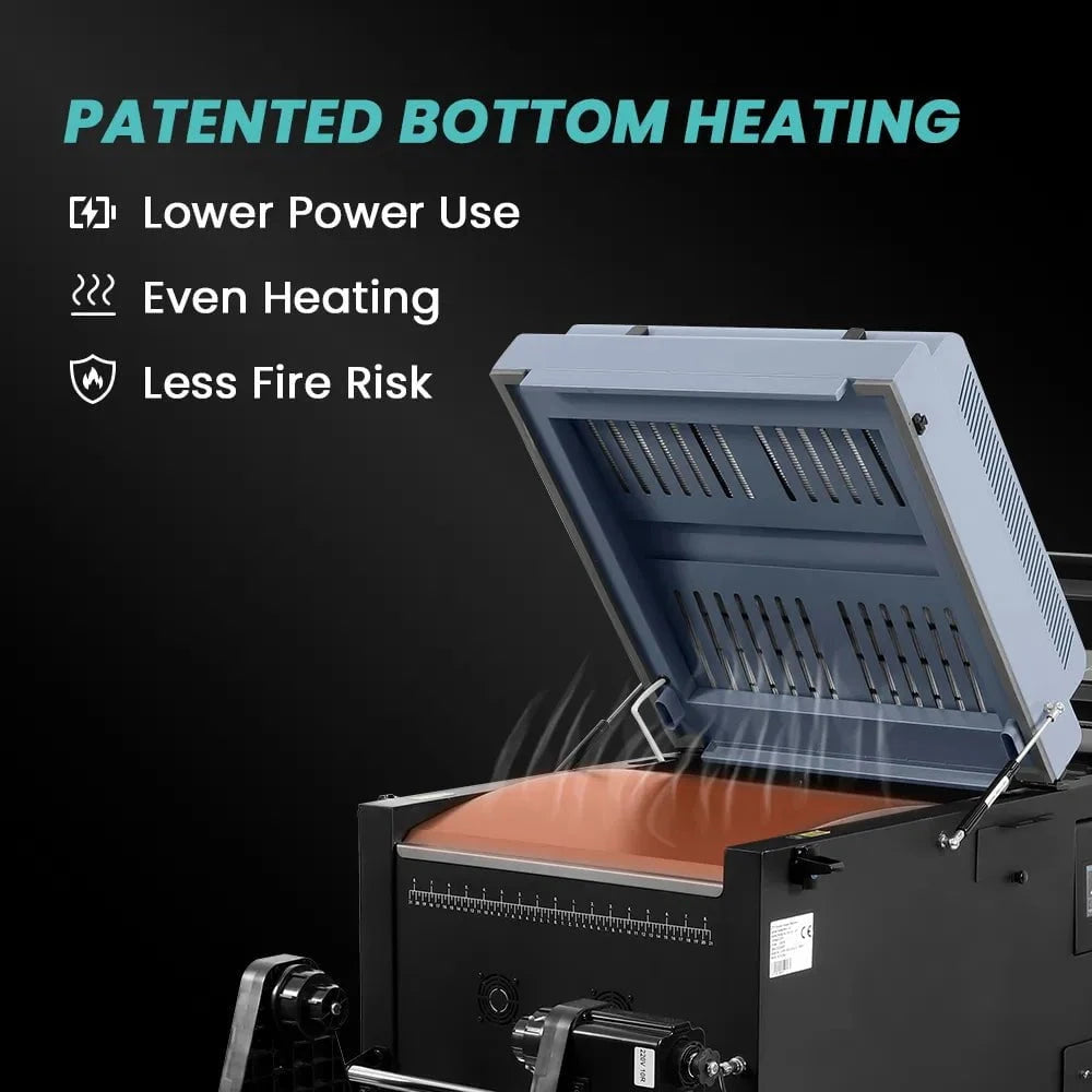 Absolute Toner DTF Station Miro 16 DTF 16" Automatic Powder Applicator, Shaker And Built-In Curing Oven 3-in-1 Powdering, Curing, and Air Purifying in One Machine