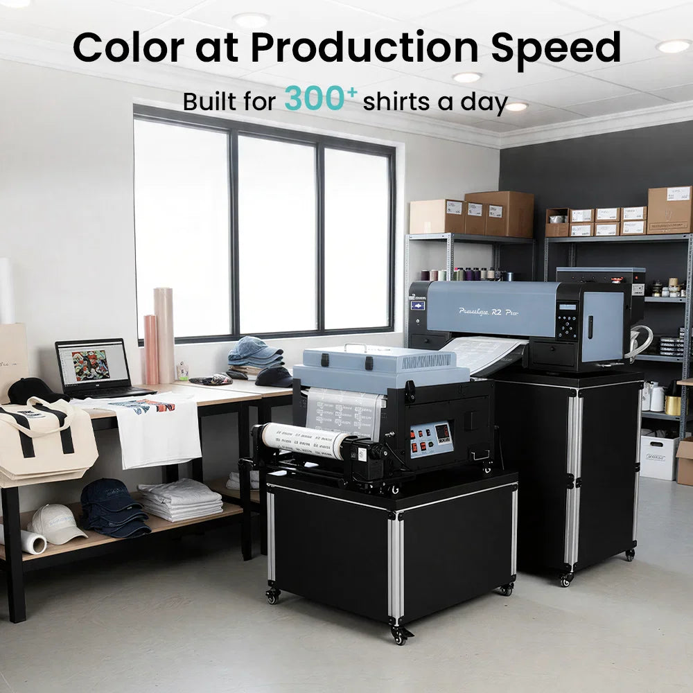 Absolute Toner New Prestige R2 PRO 13" WITH CUTTER Media Roll DTF Printer 110V A3+ DTF printer