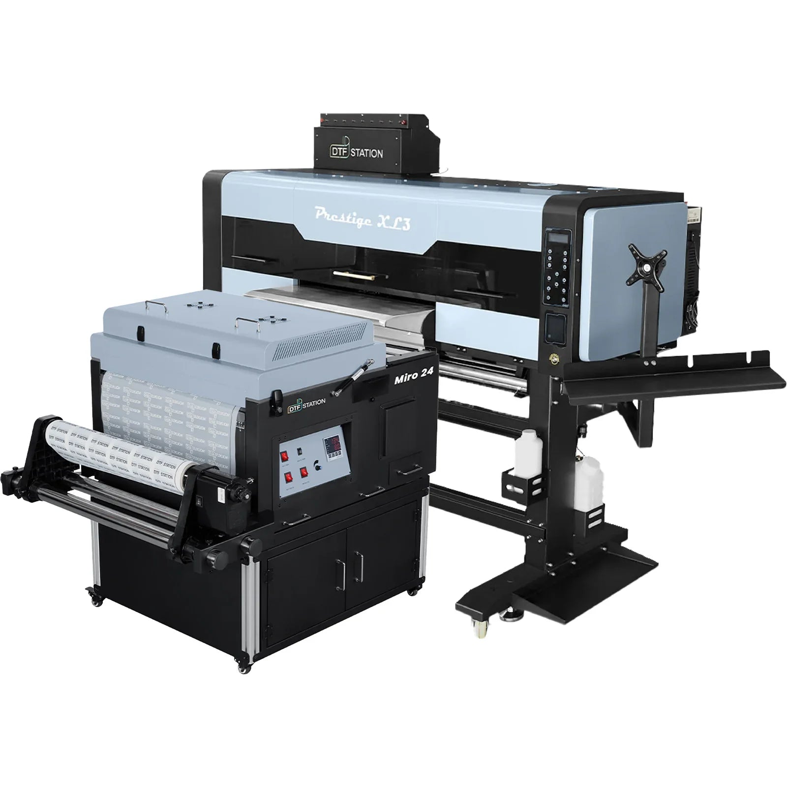 Absolute Toner 9 COLORS Prestige XL3 with 3 Epson i3200 DTF Printer Bundle with Auto Powder Shaker/Oven DTF printer