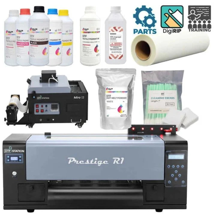 Absolute Toner Prestige R1 13" DTF Printer Bundle - Includes Prestige R1 DTF Printer, Startup Package and Compatible Machine Options DTF printer