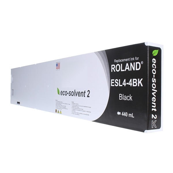 Absolute Toner Replacement Cartridge for Roland Eco-Sol MAX 2 Black 440 ml ESL4 Roland Cartridges