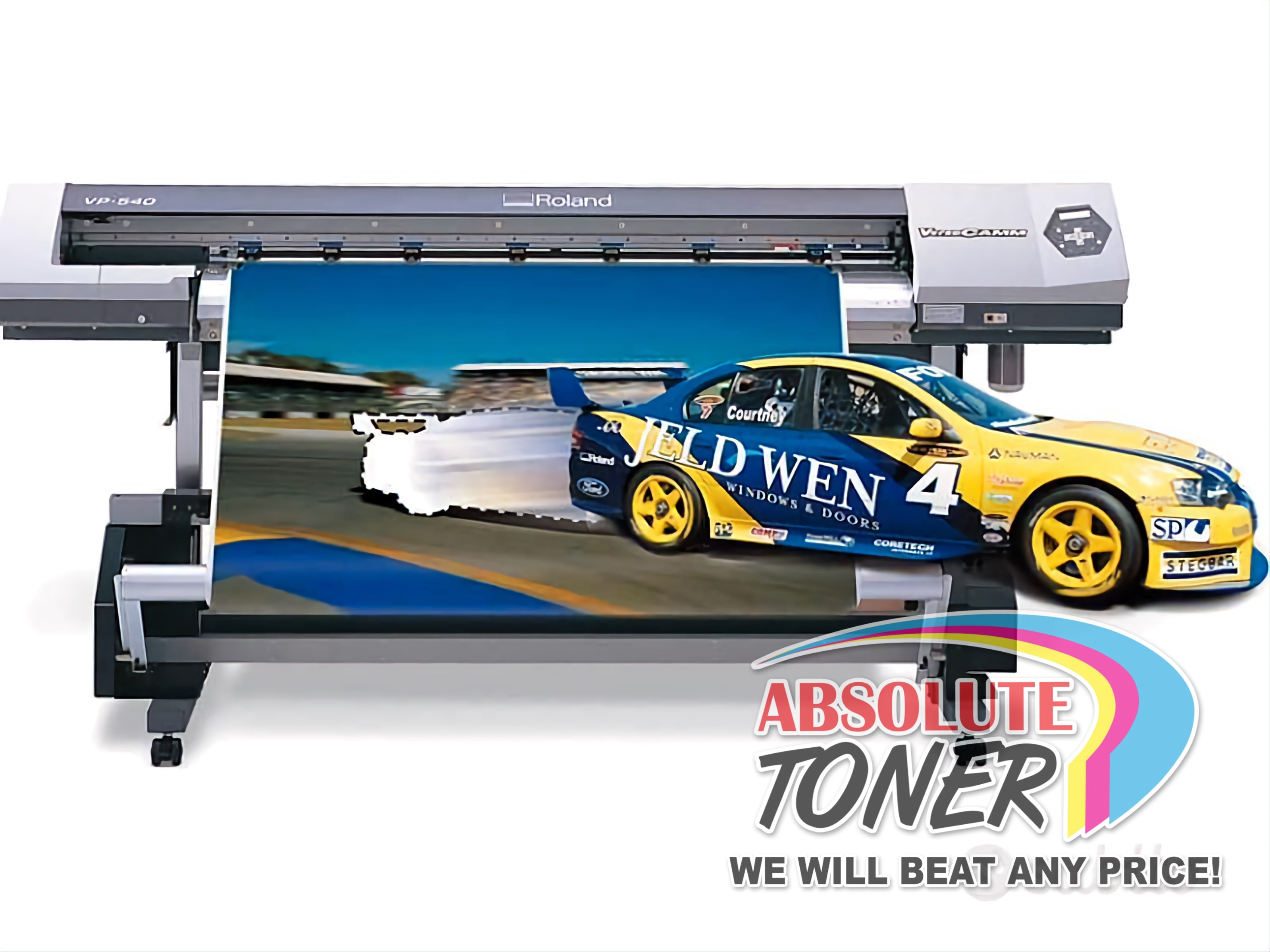 Absolute Toner $169/MONTH Roland VersaCAMM VP-540i 54" Large Format Printer/Cutter Sign Apparel, Car Graphics, Wrapping, Window Tinting, Packaging Print and Cut Plotters