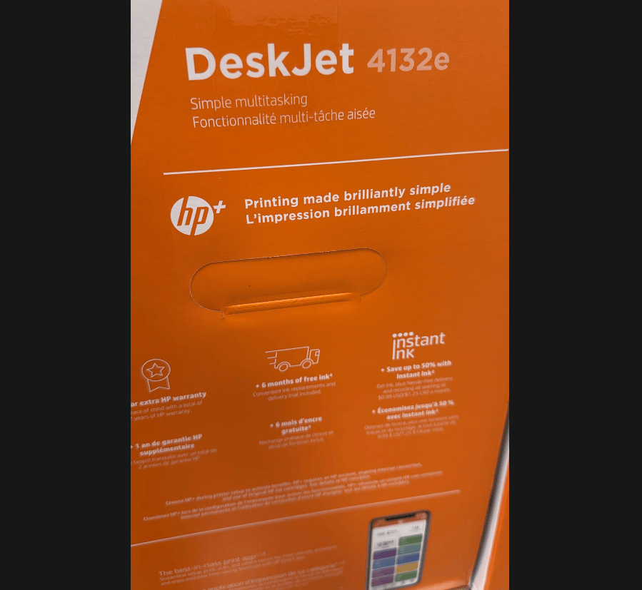 Absolute Toner HP DeskJet 4132e All-in-One Printer Includes Six Months of FREE Ink Through HP Ink Replacement Program and HP 1 Year Extended Warranty InkJet Printer