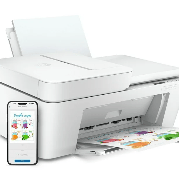 Absolute Toner HP DeskJet 4132e All-in-One Printer Includes Six Months of FREE Ink Through HP Ink Replacement Program and HP 1 Year Extended Warranty InkJet Printer