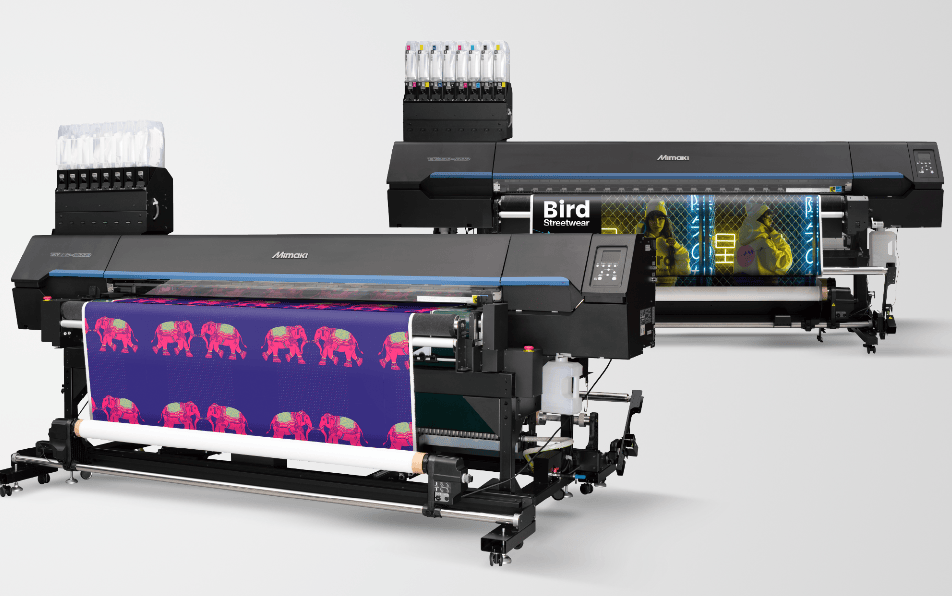 Absolute Toner Mimaki Tx330-1800 High Quality Hybrid Digital Textile Direct and Transfer Inkjet Printer sublimation
